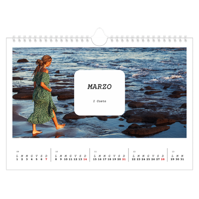 Calendario fotografico A4 — Tutta la storia [Marzo]