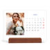 Calendario con supporto in legno orizzontale  — Classico cobalto [Aprile]