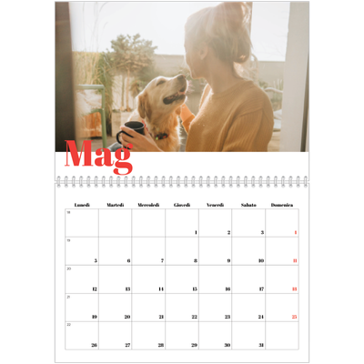 Calendario A4 Doppio — Un anno audace [copertina]