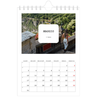 Calendario fotografico A5 — Tutta la storia [Maggio]