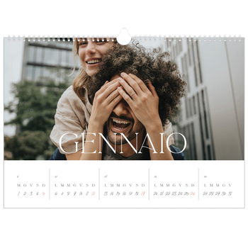 Calendario Fotografico A3 Orizzontale — Più grande della vita
