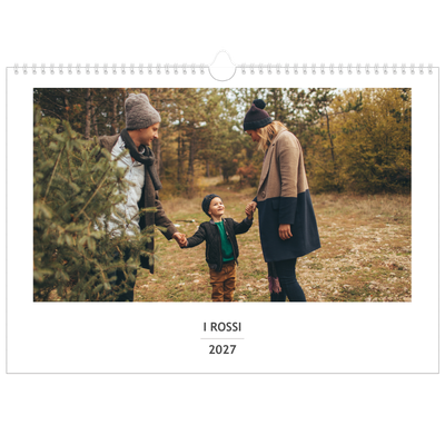 Calendario fotografico A3 — Calendario semplice - Famiglia di 5 [copertina]