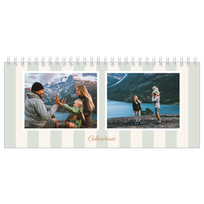 Calendari da tavolo — Scrittura e strisce [copertina]