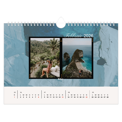 Calendario fotografico A4 — Avventura [Febbraio]