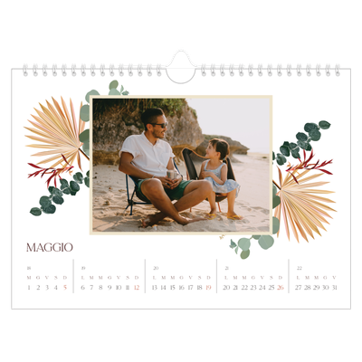 Calendario fotografico A4 — Boho [copertina]