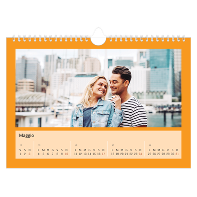 Calendario fotografico A4 — Colora il mio mondo [copertina]