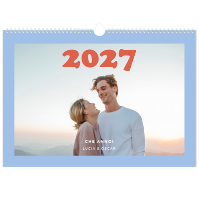 Calendario A3 orizzontale  — Cornici retrò [copertina]