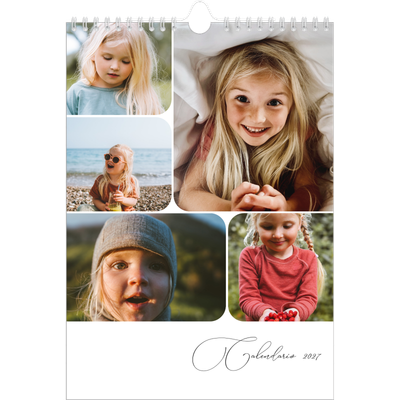 Calendario personalizzato A4 — Istantanee e scrittura [copertina]