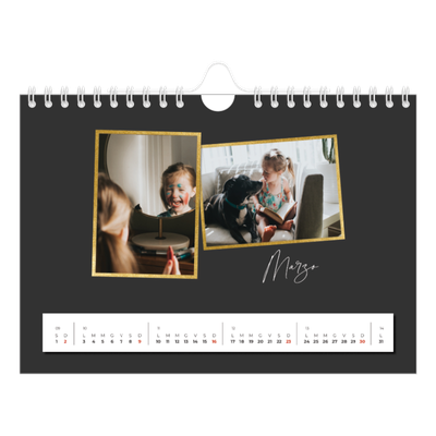 Calendario fotografico A5 — Tanti ricordi [Marzo]