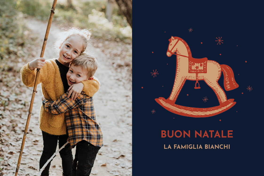 Biglietti — Cavallo a dondolo retrò