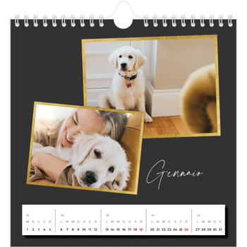 Calendario Fotografico Quadrato — Tanti ricordi
