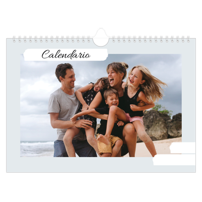 Calendario fotografico A4 — Toni spenti [copertina]