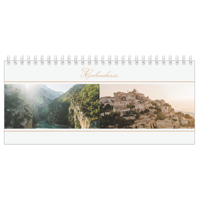 Calendari da tavolo — Banner di script d'oro [copertina]