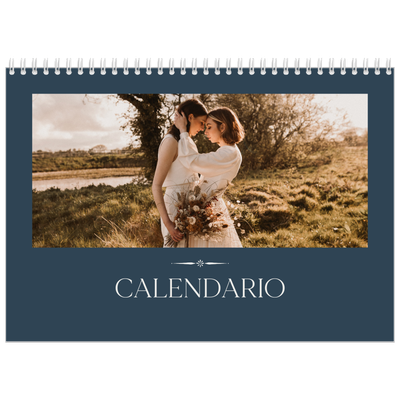 Calendario A4 Doppio — Ardesia e grazie [copertina]