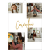 Calendario personalizzato A4 — Ghirlanda d'oro [copertina]