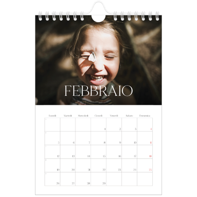 Calendario fotografico A5 — Dodici grandi mesi [Febbraio]