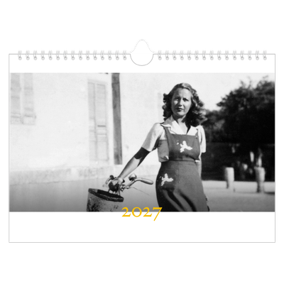 Calendario fotografico A4 — Stile tradizionale [copertina]