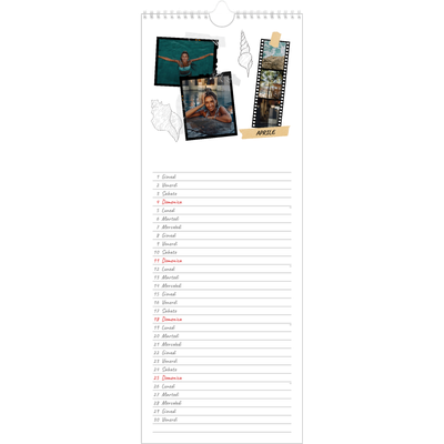 Calendario da cucina  — Album ricordi con stile [Aprile]