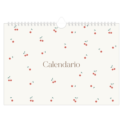 Calendario fotografico A4 — Ciliegie [copertina]