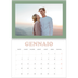 Calendario A4 Doppio — Cornici retrò [Gennaio]