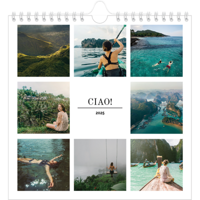 Calendari quadrati — Griglia fotografica [copertina]