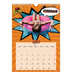 Calendario personalizzato A4 — Fumetti [Febbraio]