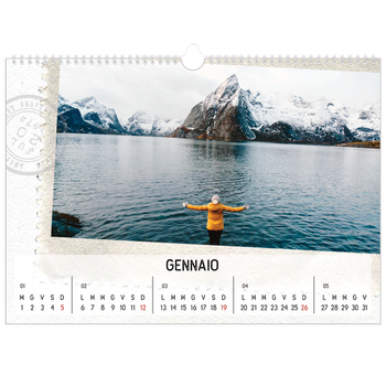 Calendario Fotografico A3 Orizzontale — Parts unknown