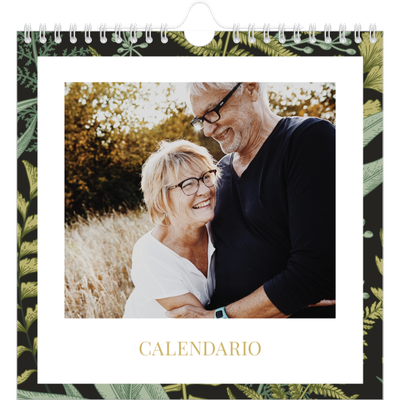 Calendari quadrati — Carta da parati floreale [copertina]