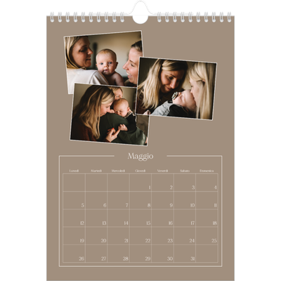 Calendario personalizzato A4 — Ricordi artigianali [copertina]