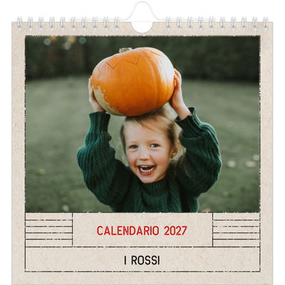 Calendari quadrati — Effetto timbro artigianale [copertina]