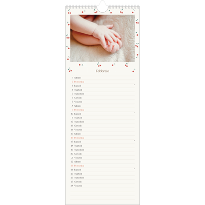 Calendario da cucina  — Ciliegie [Febbraio]