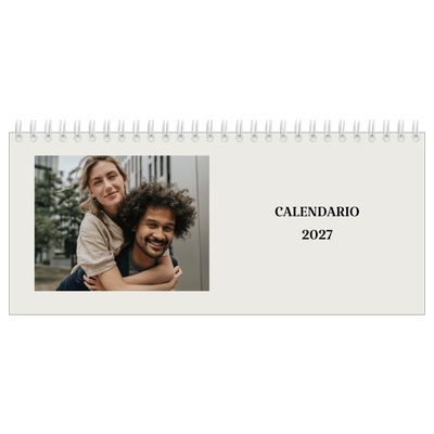 Calendari da tavolo — Avorio semplice [copertina]