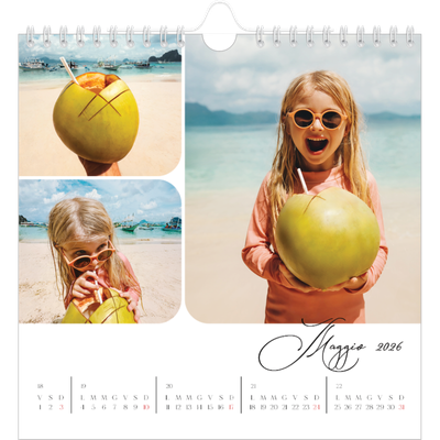 Calendari quadrati — Istantanee e scrittura [copertina]