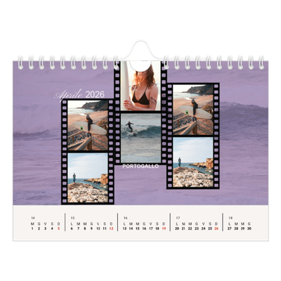 Calendario fotografico A5 — Avventura [Aprile]