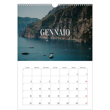 Calendario personalizzato A3 — Fuga infinita