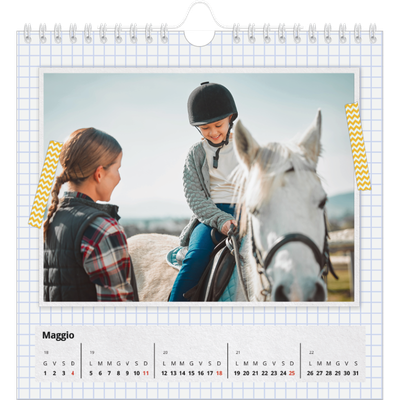 Calendari quadrati — Nastro adesivo artigianale [copertina]