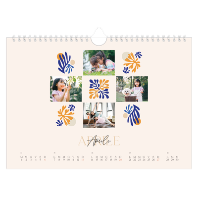 Calendario fotografico A4 — Corallo [copertina]