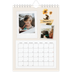 Calendario fotografico A5 — Scrapbooking vintage [Gennaio]