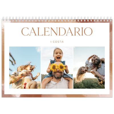 Calendario A4 Doppio — Effetto pennello [copertina]