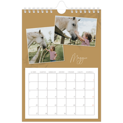 Calendario fotografico A5 — Con i piedi per terra [copertina]