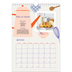 Calendario personalizzato A4 — Un anno di ricette [Gennaio]