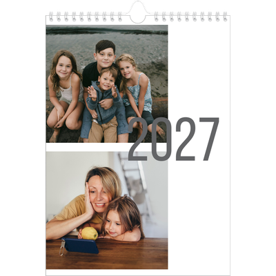 Calendario personalizzato A4 — Mesi numerati [copertina]