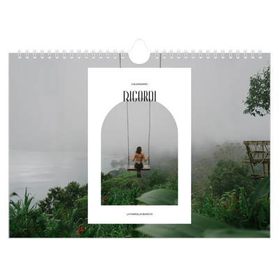 Calendario fotografico A4 — L'arco aperto [copertina]