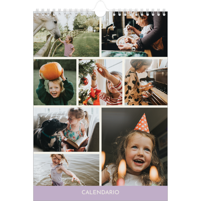 Calendario personalizzato A4 — Capitoli pastello [copertina]