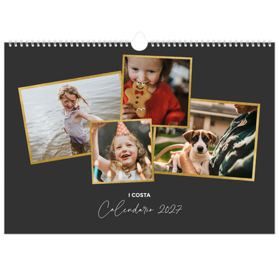 Calendario A3 orizzontale  — Tanti ricordi [copertina]
