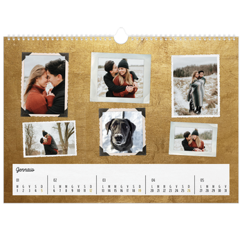 Calendario Fotografico A3 Orizzontale — Collezione di immagini