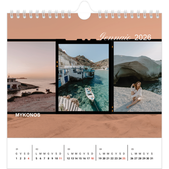 Calendario Fotografico Quadrato — Avventura