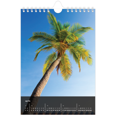 Calendario fotografico A5 — Complementi [Aprile]