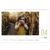 Calendario fotografico A4 — Mesi numerati [Aprile]