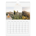 Calendario personalizzato A4 — Banner di script d'oro [Marzo]